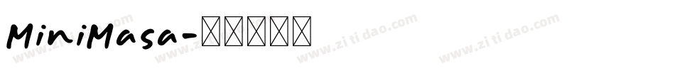 MiniMasa字体转换