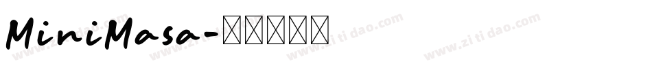 MiniMasa字体转换
