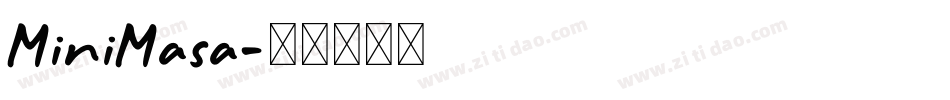 MiniMasa字体转换