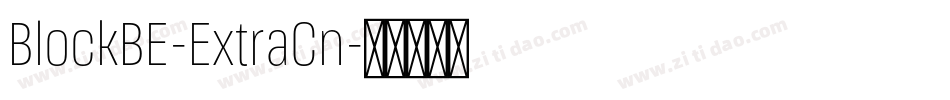 BlockBE-ExtraCn字体转换