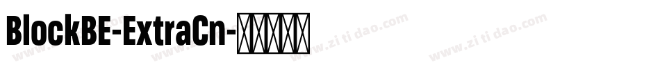 BlockBE-ExtraCn字体转换