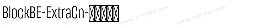 BlockBE-ExtraCn字体转换