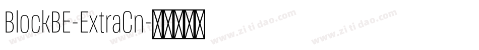 BlockBE-ExtraCn字体转换