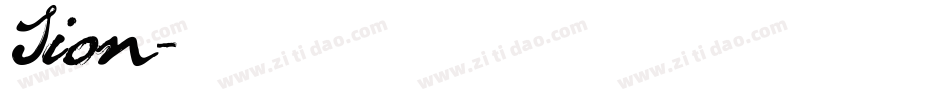 Sion字体转换
