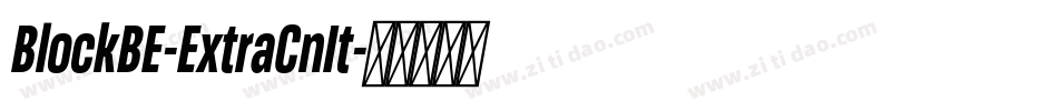 BlockBE-ExtraCnIt字体转换