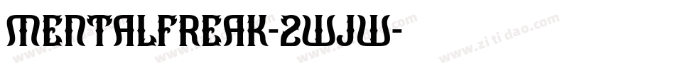 MentalFreak-2WJw字体转换