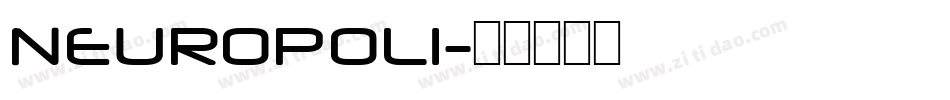 NEUROPOL1字体转换