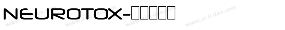 NEUROTOX字体转换