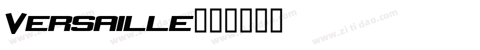 Versaille字体转换