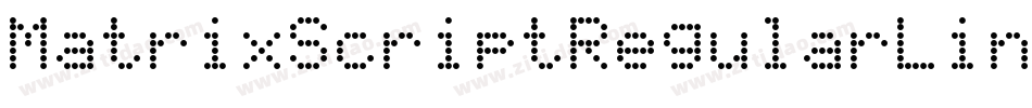 MatrixScriptRegularLining字体转换