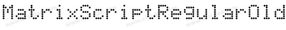 MatrixScriptRegularOldstyle字体转换