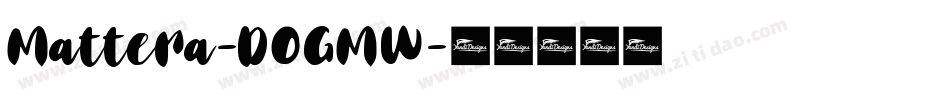 Mattera-DOGMW字体转换