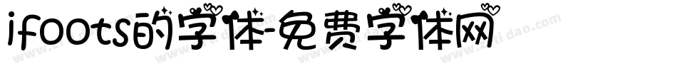 ifoots的字体字体转换