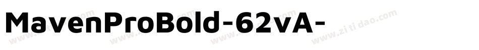 MavenProBold-62vA字体转换