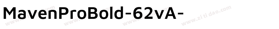 MavenProBold-62vA字体转换