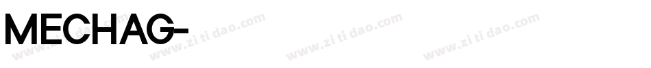 MECHAG字体转换