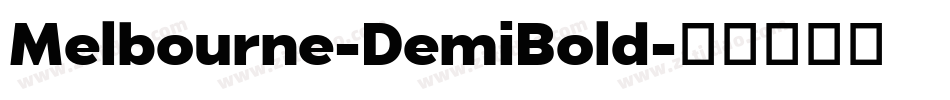 Melbourne-DemiBold字体转换