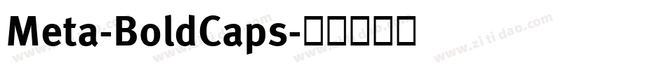 Meta-BoldCaps字体转换
