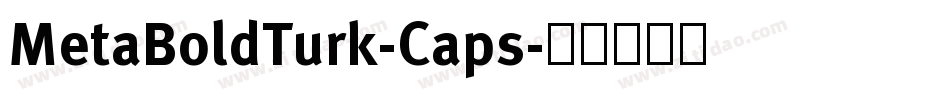 MetaBoldTurk-Caps字体转换