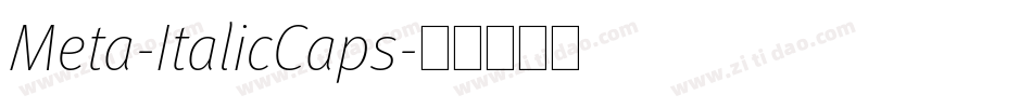 Meta-ItalicCaps字体转换 Meta-ItalicCaps字体转换