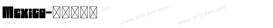 Mexico字体转换