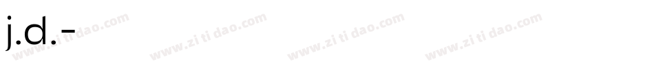 j.d.字体转换