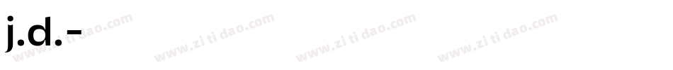j.d.字体转换