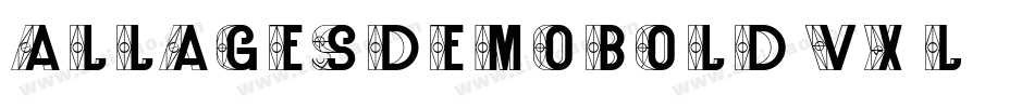 AllAgesDemoBold-vX1L字体转换