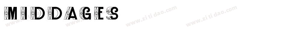 MiddAges字体转换