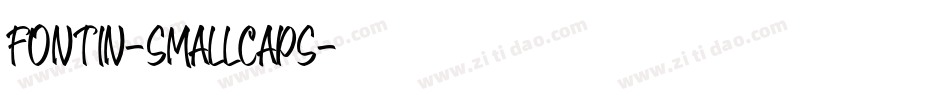 Fontin-SmallCaps字体转换 Fontin-SmallCaps字体转换
