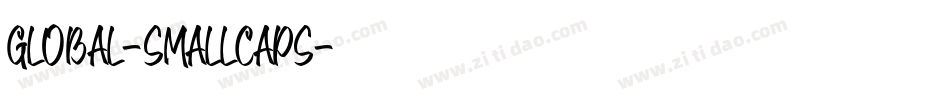 Global-SmallCaps字体转换