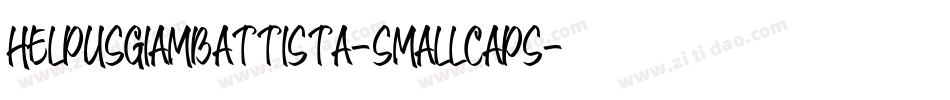 HelpUsGiambattista-SmallCaps字体转换