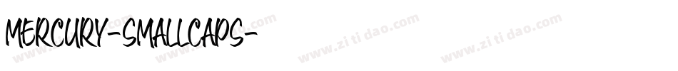 Mercury-SmallCaps字体转换
