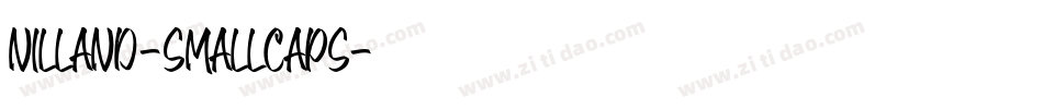 Nilland-SmallCaps字体转换