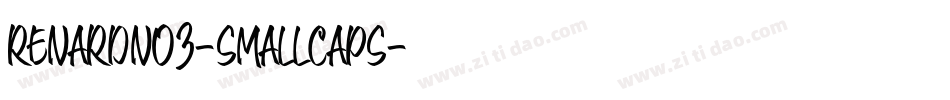 RenardNo3-SmallCaps字体转换