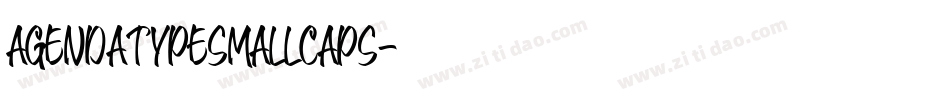 AgendatypeSmallCaps字体转换