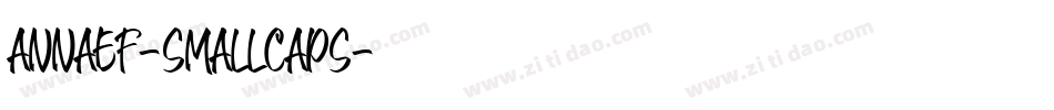 AnnaEF-SmallCaps字体转换