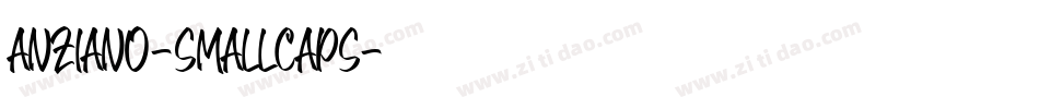 Anziano-SmallCaps字体转换