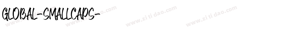 Global-SmallCaps字体转换