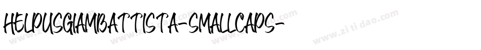 HelpUsGiambattista-SmallCaps字体转换