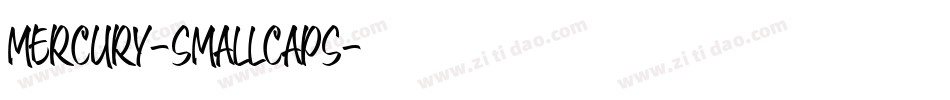 Mercury-SmallCaps字体转换