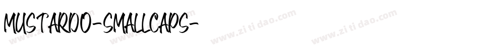 Mustardo-SmallCaps字体转换