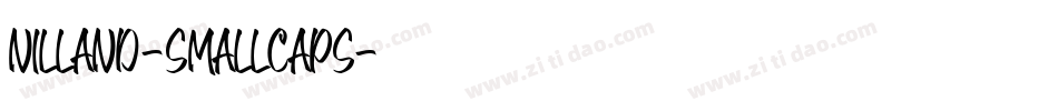 Nilland-SmallCaps字体转换