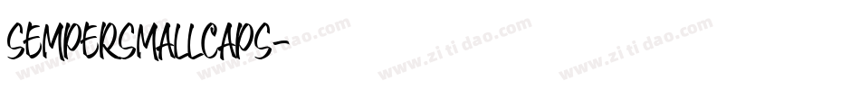 SemperSmallCaps字体转换