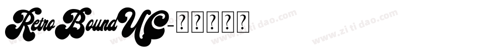 RetroBoundUC字体转换