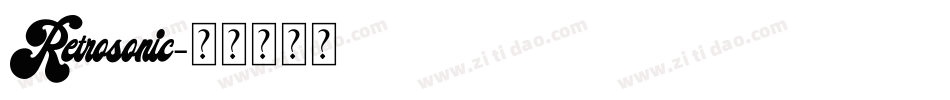 Retrosonic字体转换