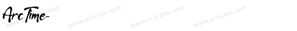 ArcTime字体转换