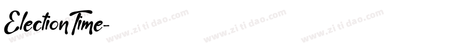 ElectionTime字体转换