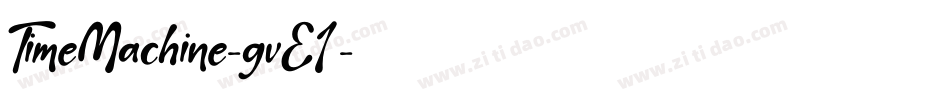 TimeMachine-gvE1字体转换