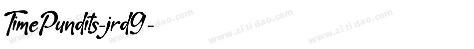 TimePundits-jrd9字体转换